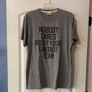 Homage soft gray tee size large